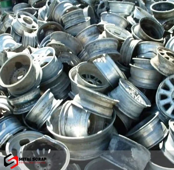 Aluminum wheel scrap